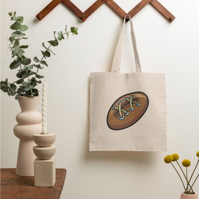 Old Rugby Ball Tote Bag (Creator Uploaded)