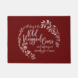 Old Rugged Cross Doormat