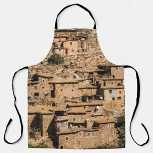 Old rural traditional local village in Morocco. Tr Apron