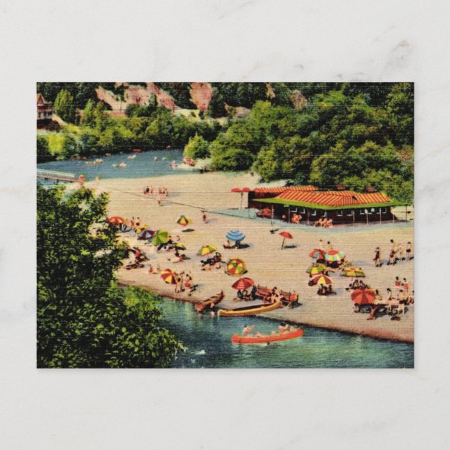 Old Russian River Beach Postcard (Front)