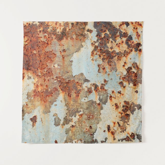 Old rust surface background and texture tapestry (Front)