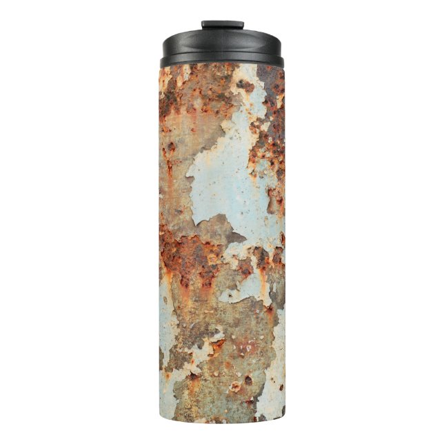 Old rust surface background and texture thermal tumbler (Front)