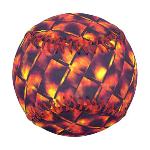 Old rusty plates in colors of ember and fire baseball