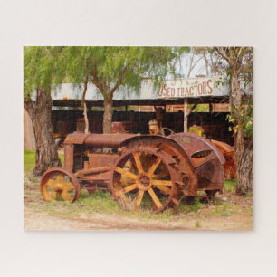Old rusty tractor jigsaw puzzle