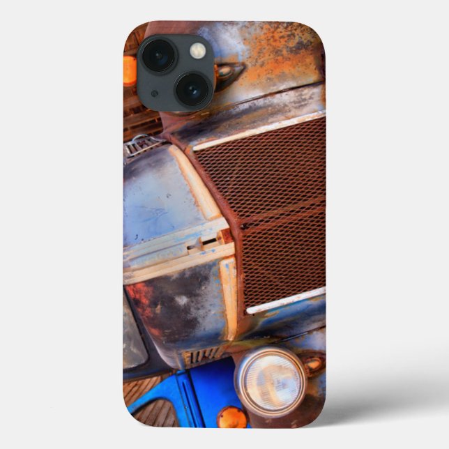 Old rusty truck on a farm Case-Mate iPhone case (Back)