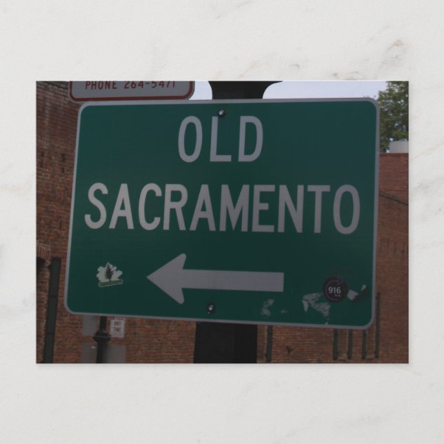 Old Sacramento Postcard (Front)