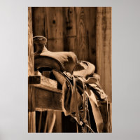 Old Saddle Canvas