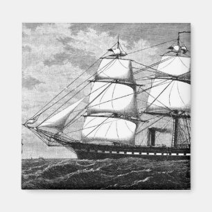 Old Sailing Ship Magnet