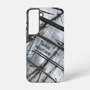 Old sailing ship rigging  samsung galaxy case