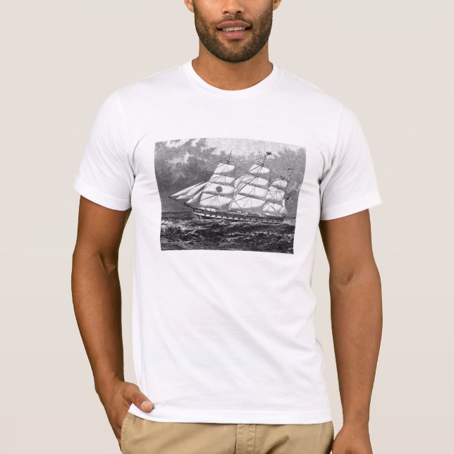 Old Sailing Ships T-Shirt (Front)