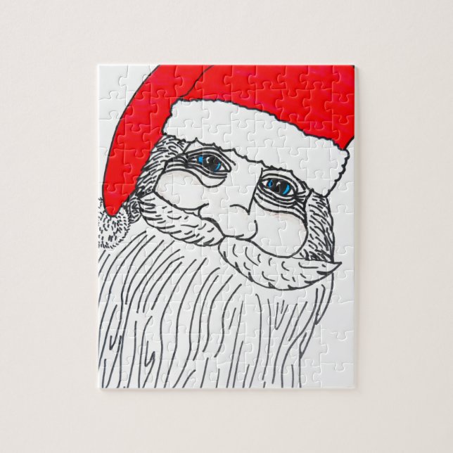 OLD SAINT NICK  JIGSAW PUZZLE (Vertical)