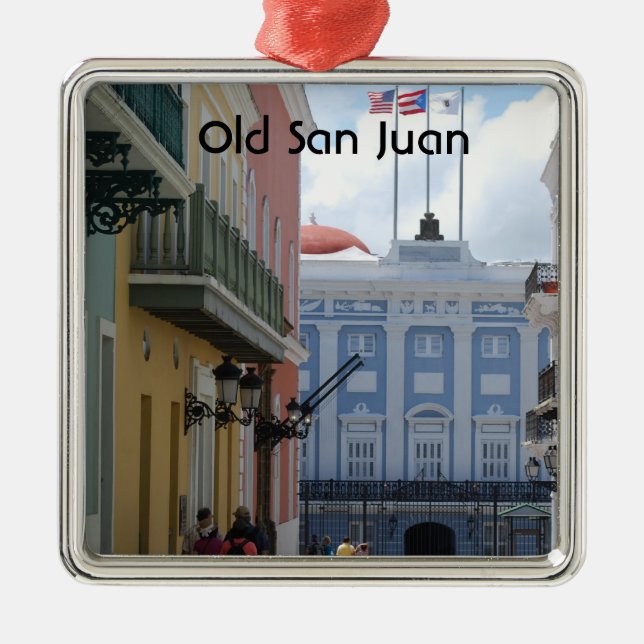 Old San Juan Metal Tree Decoration (Front)