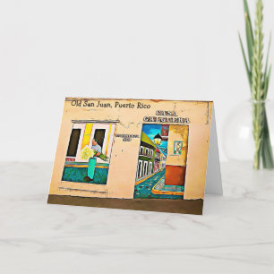 Old San Juan, Puerto Rico Christmas card