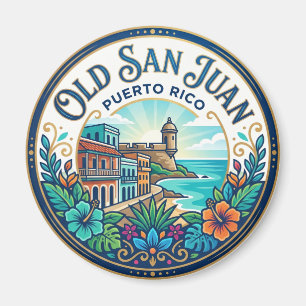 Old San Juan Puerto Rico Magnet