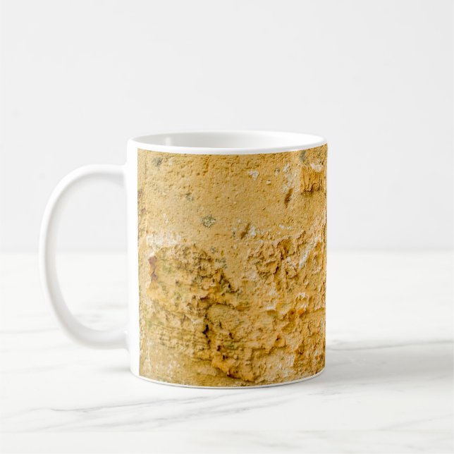 Old sandstone texture.stone, texture, abstract, an coffee mug (Left)