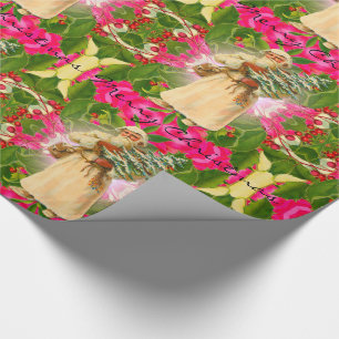 Old Santa From the Past Victorian Wrapping Paper