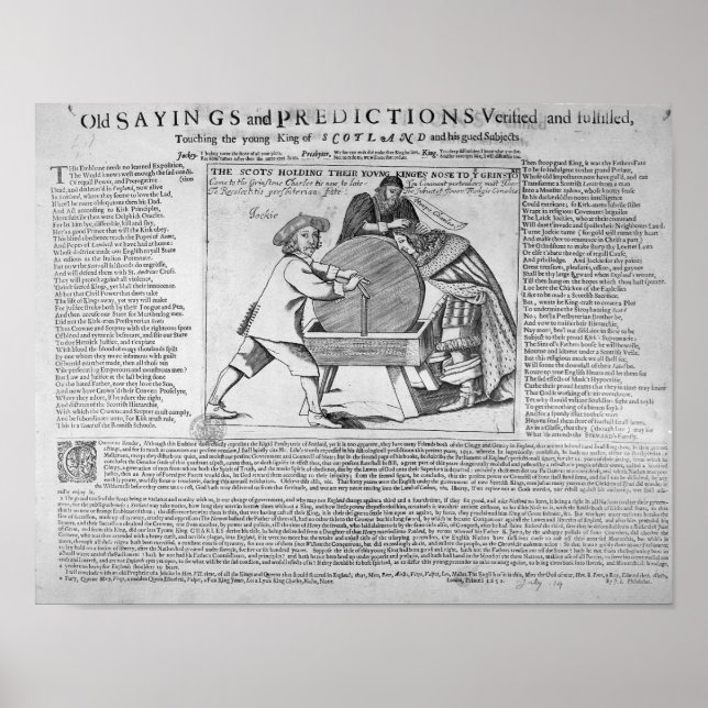 Old Sayings and Predictions Poster (Front)