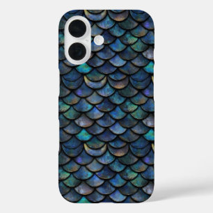 Old Scale Pattern iPhone 16 Case