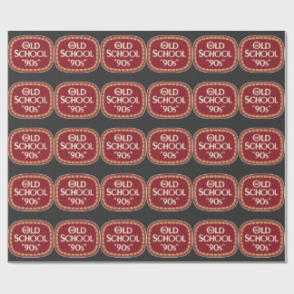 Old School 90s Malt Liquor 40oz Label Design Wrapping Paper