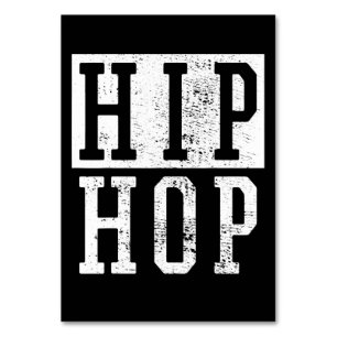 Old School 90s Nineties Hip Hop Rap Damiseta Table Number