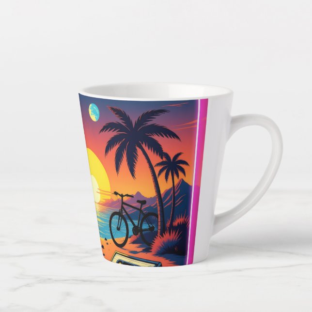 Old School Arcade Latte Mug (Right)