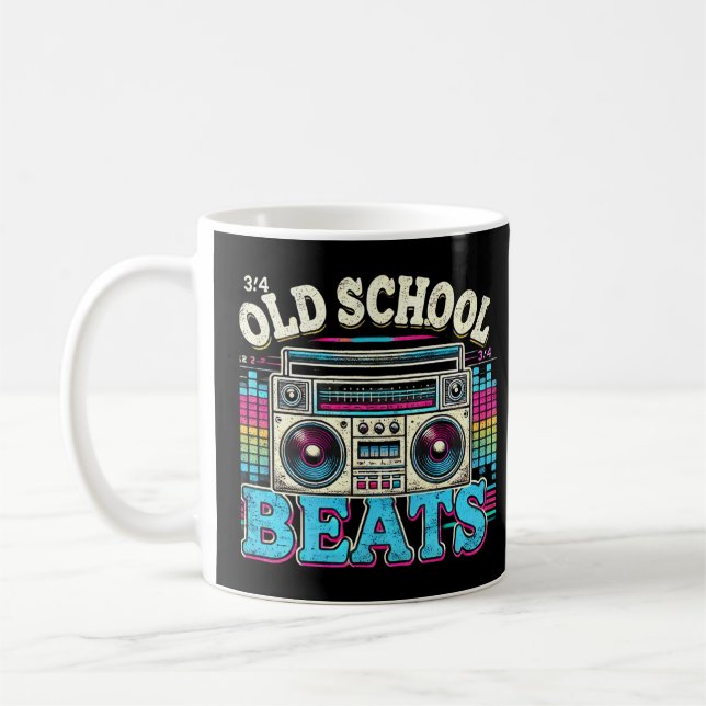 old school beats coffee mug (Left)