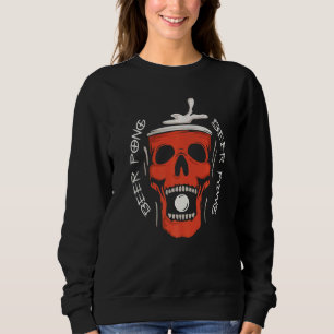 Old School Beer Pong  Vintage Sweatshirt