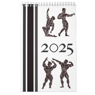 Old School Bodybuilding Posing Calendar