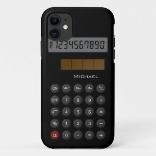 Old School Calculator iPhone 11 Case