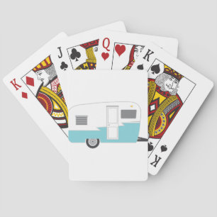 Old School Camper Playing Cards