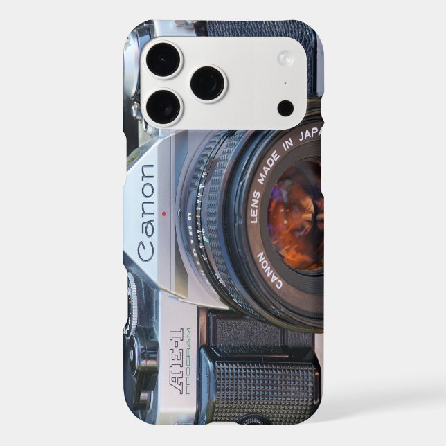 Old School Canon Camera iPhone case (Back)