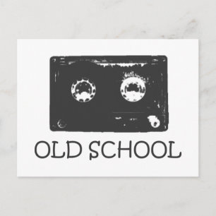 Old School cassette! Postcard