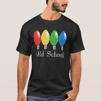 Old School Christmas Tree Lights T-Shirt