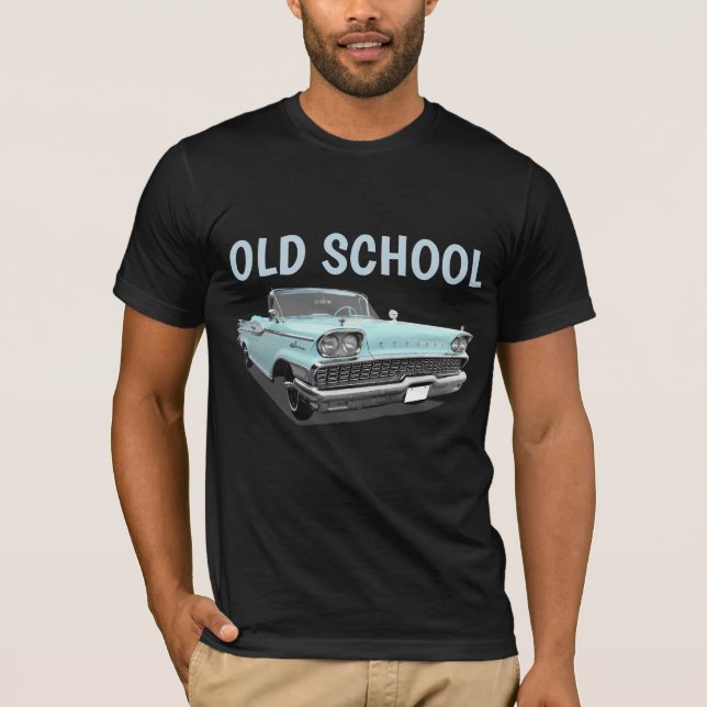 OLD SCHOOL CLASSIC CAR T-SHIRTS (Front)