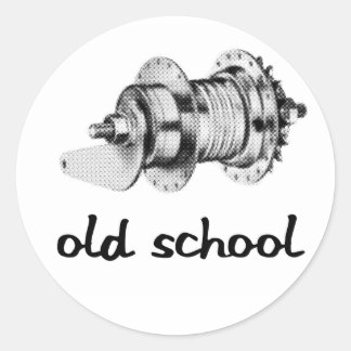 Old School Coaster Hub Sticker