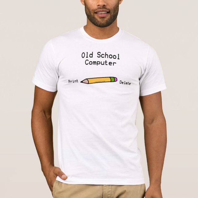 Old School Computer T-Shirt (Front)