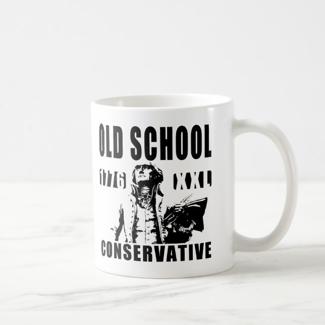Old School Conservative Thomas Jefferson Mug (Right)