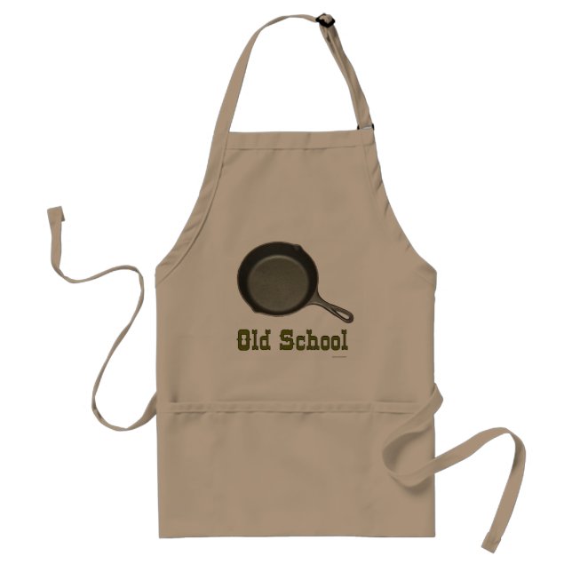 Old School Cook Standard Apron (Front)