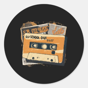 Old School Cool  Classic Round Sticker