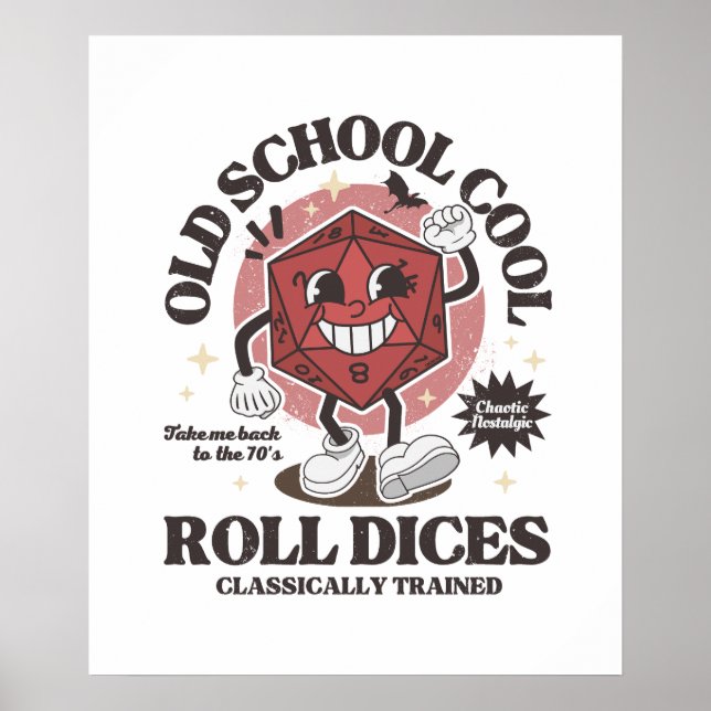 Old school d20 - D&D Poster (Front)