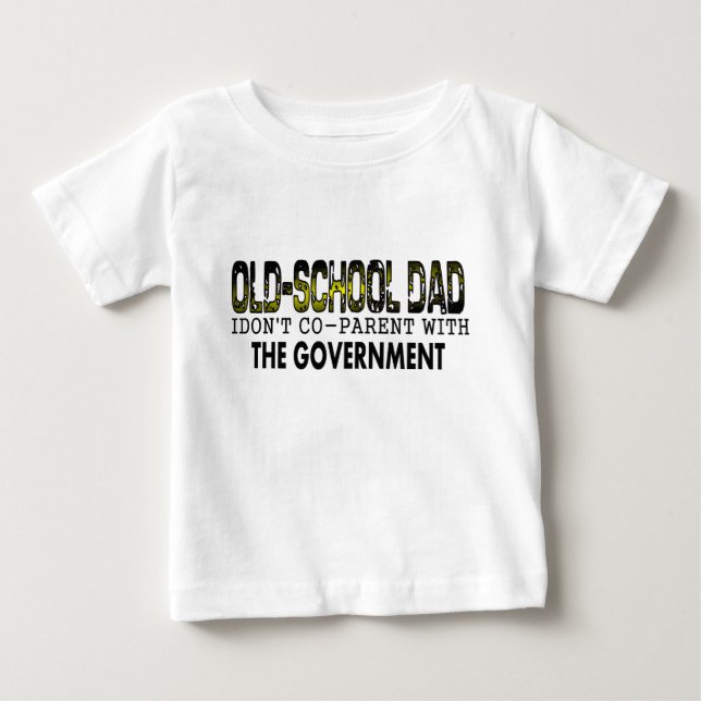 old school Dad Baby T-Shirt (Front)