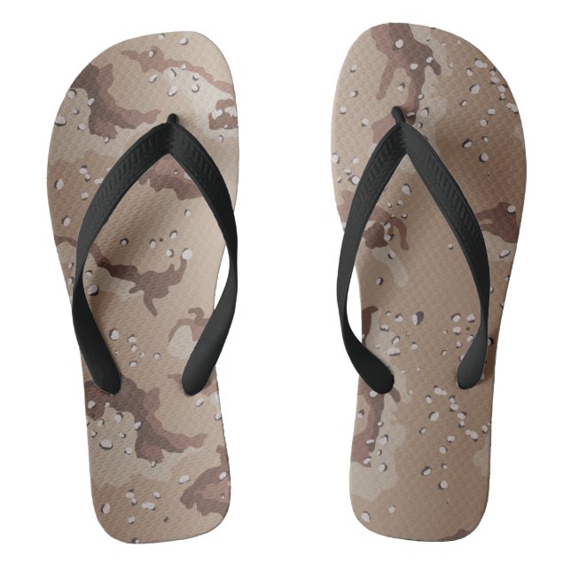 Old School Desert Camo Thongs (Footbed)