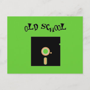 Old School Diskette Postcard