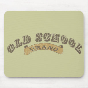 Old School - distressed Mouse Pad