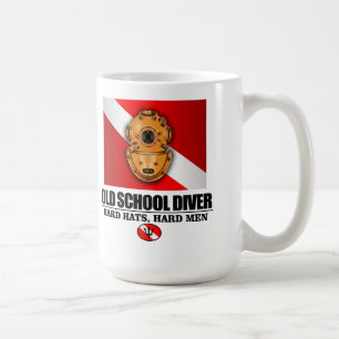 Old School Diver Coffee Mug