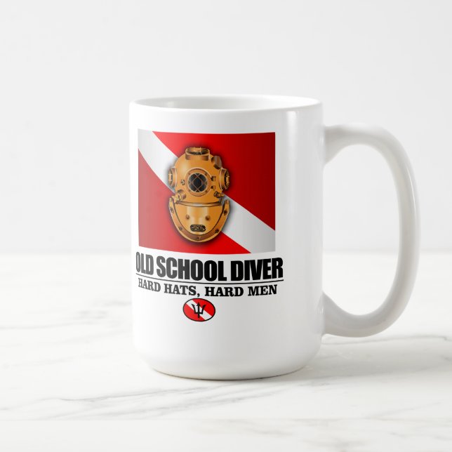 Old School Diver Coffee Mug (Right)