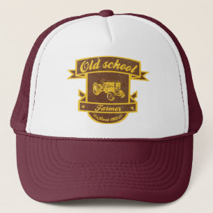 Old school farmer trucker hat
