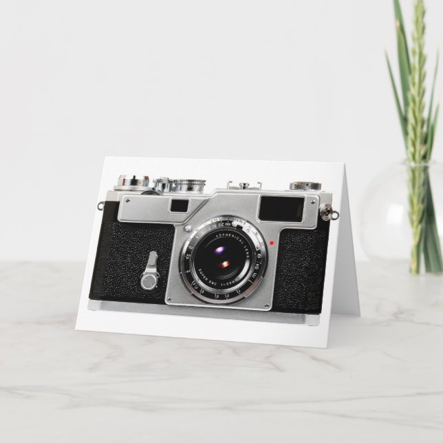 Old School Film Camera Card (Front)