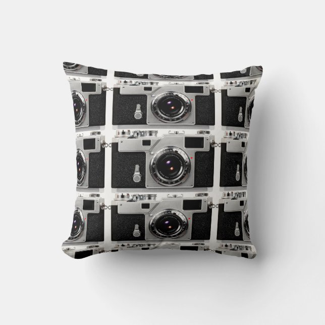 Old School Film Camera Cushion (Front)