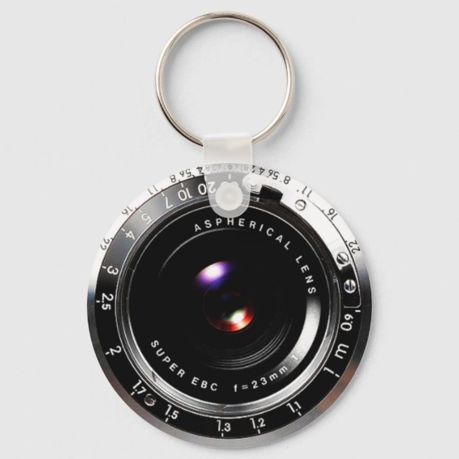 Old School Film Camera Key Ring (Front)